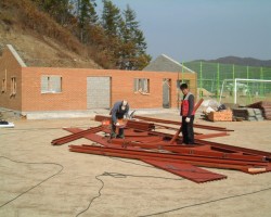 단월 레포츠공원 지붕공사