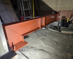 수지 구조물 빔 받침대 공사