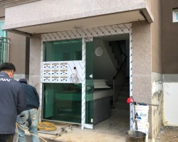 갈마곡리 자동문 공사