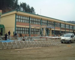 단월중학교 구령대 캐노피